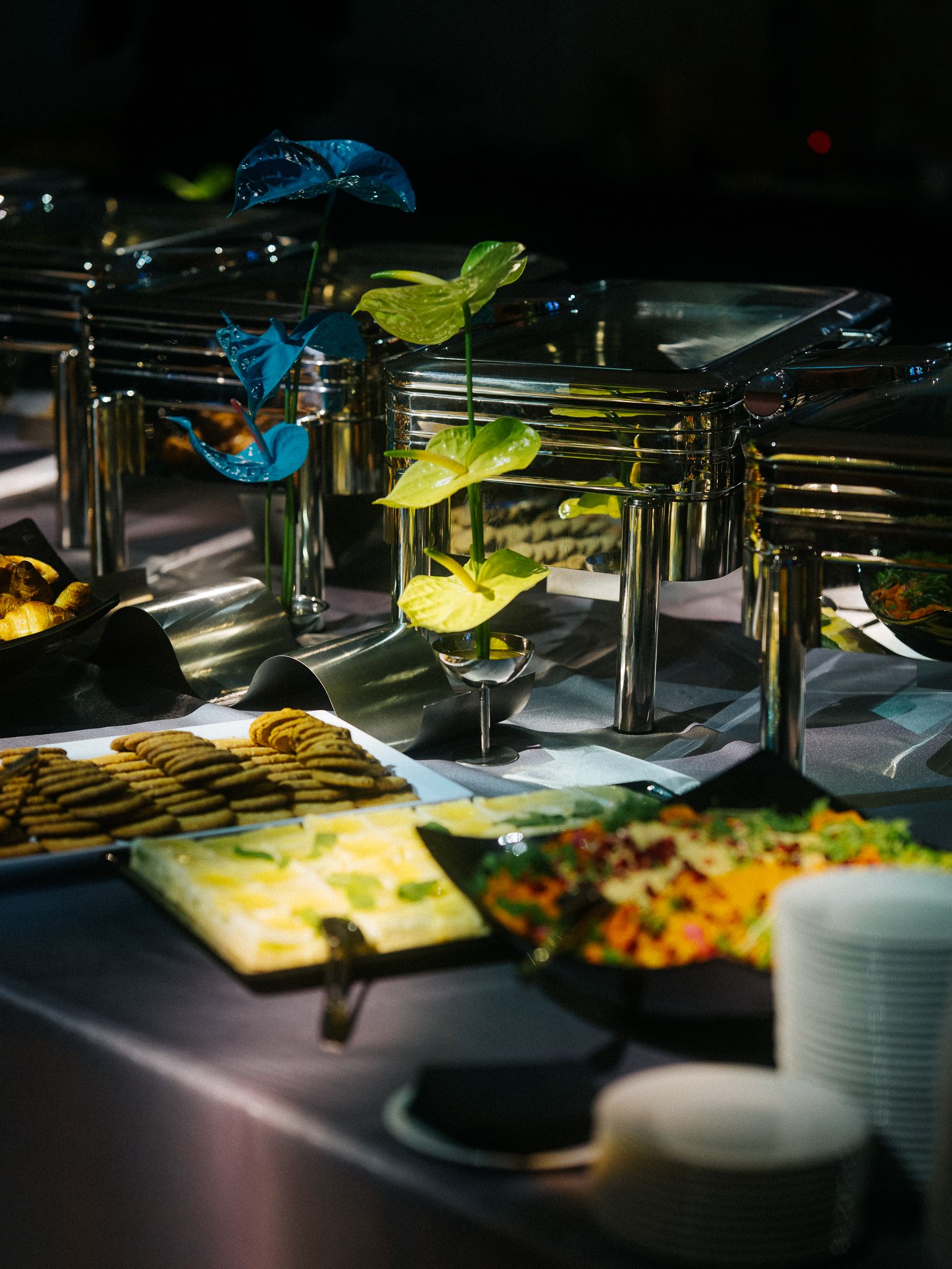 Kuchnia premium Messalka Events – live cooking Szef kuchni Messalka Events przy pracy – kuchnia premium i live cooking w Warszawie